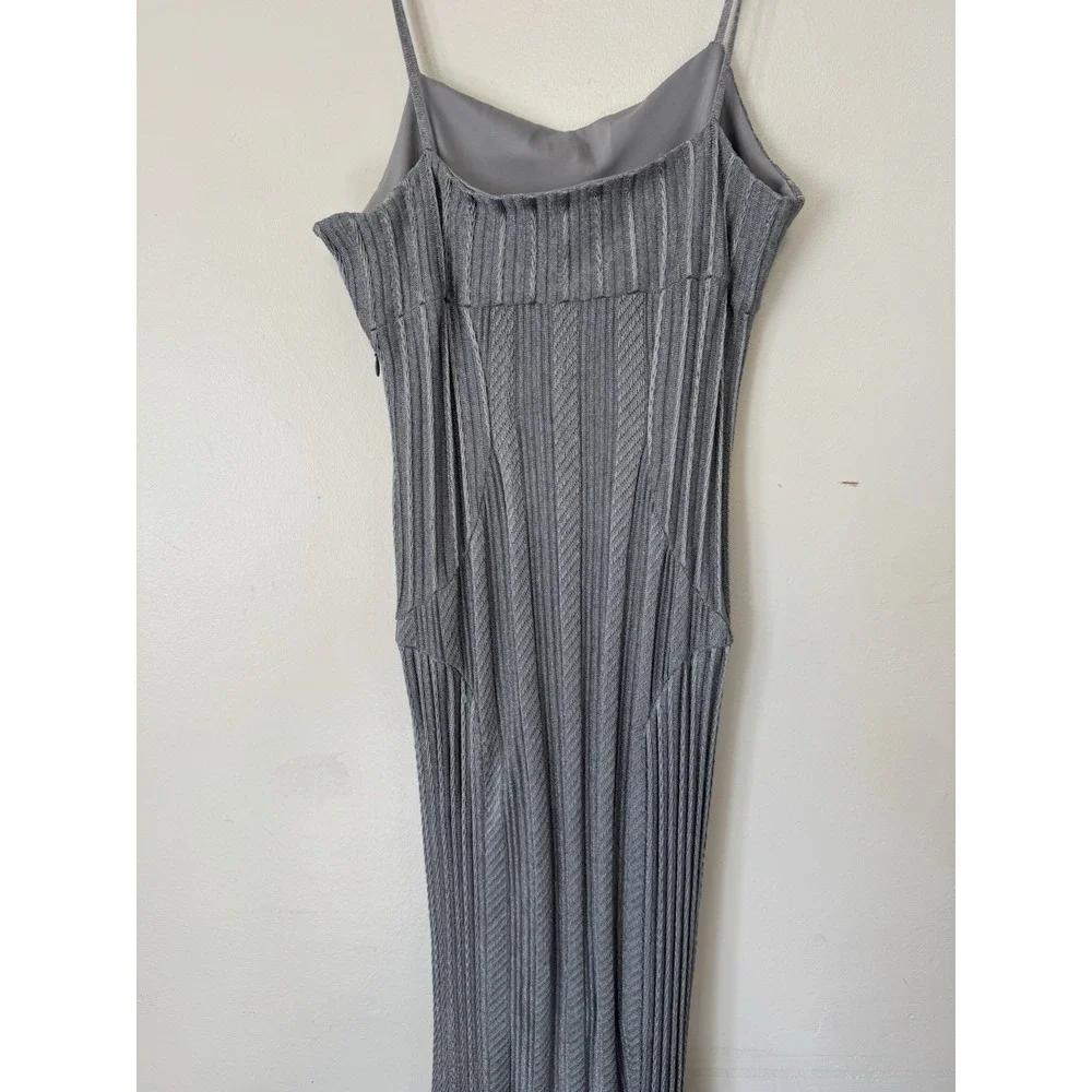Givenchy - Metallic 4G Cable Knit Maxi Dress‎ Size L - Picture 6 of 16